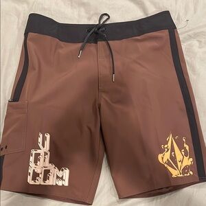 Volcom Men's Brown Swim Shorts